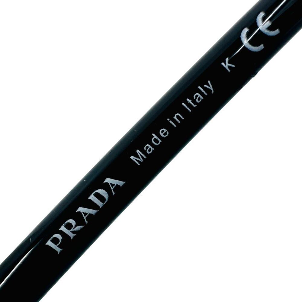 Prada SPR 09W 1AB-0A7 Black / Gold Tone Oversized Sunglasses 54-20-140 - Picture 6 of 9